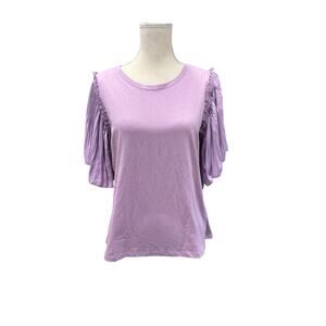 Stella + Ginger, Lavender Shirt, Whimsy, Fairy, Pleated Sleeve